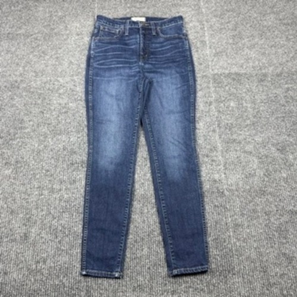 Madewell 10 High-Rise Skinny Jeans Blue Denim F4684 Size 28